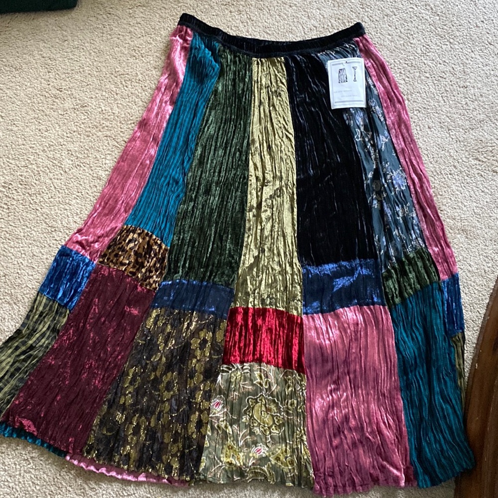 NWT Patched skirt, vintage ACCESS brand size small